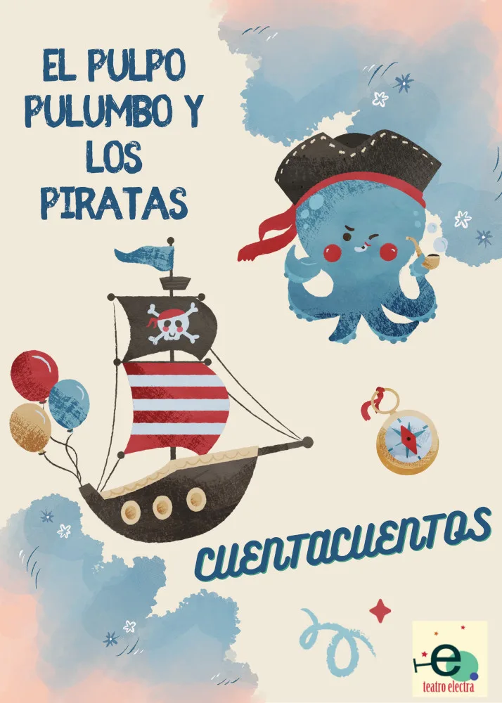 Cartel de El pulpo Pulumbo y los piratas - Siero