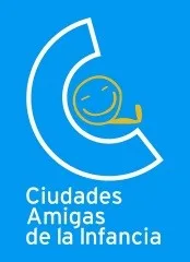 Logo de Ciudades amigas de la infancia