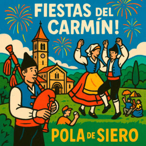 🎉 ¡Vuelven las Fiestas del Carmín a Pola de Siero! 🎉