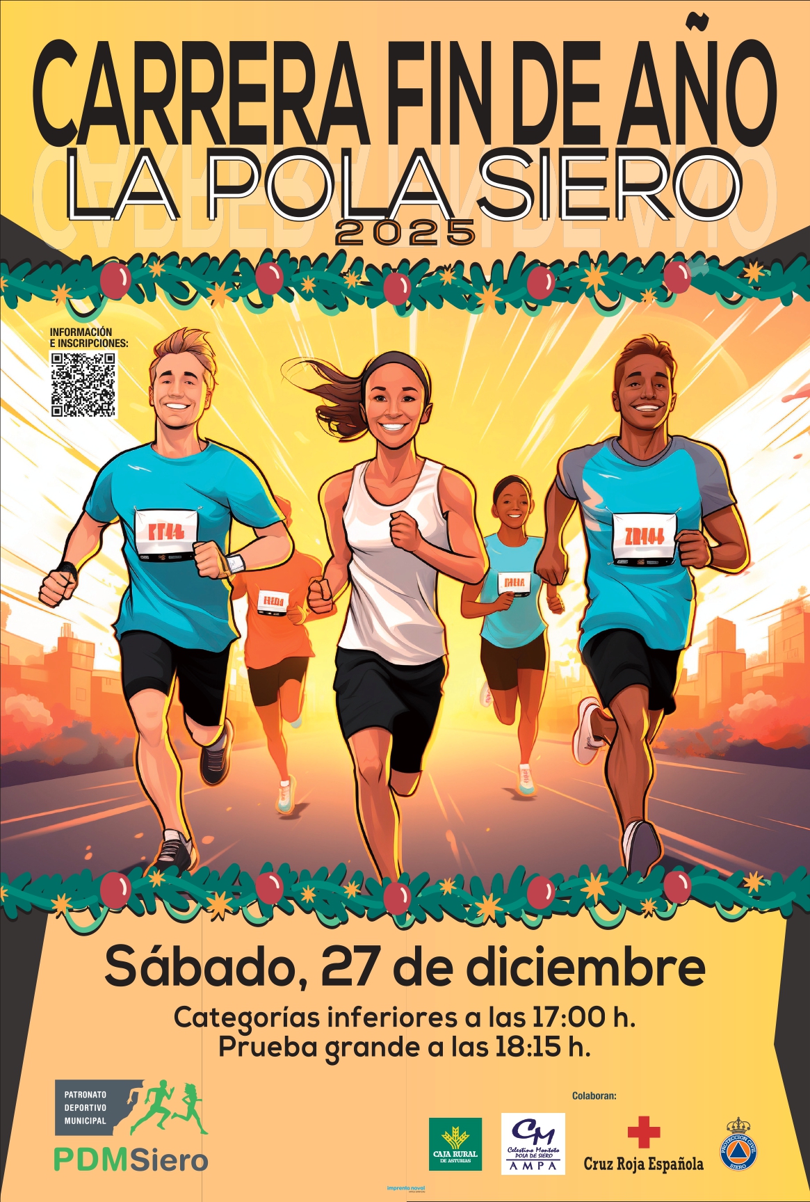 Carrera de Fin de Año en La Pola Siero