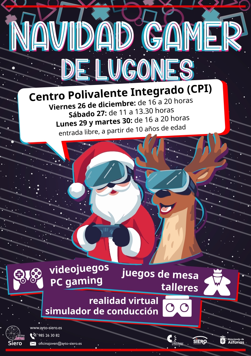 NAVIDAD GAMER de LUGONES 2025: salón de videojuegos