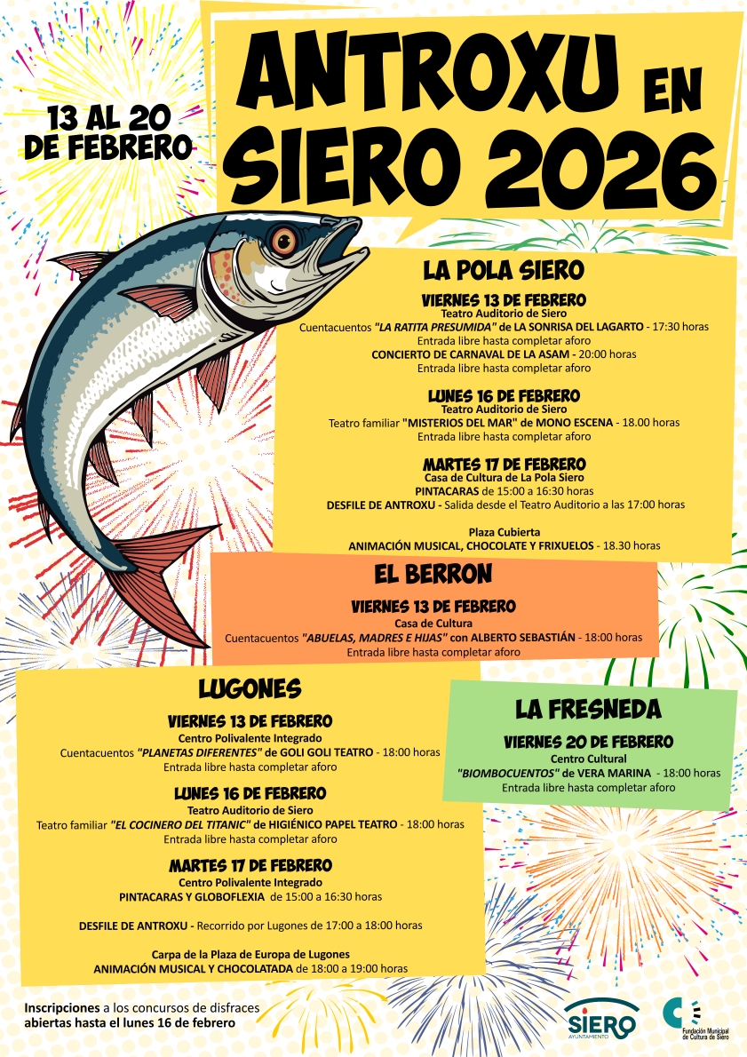 ANTROXU 2026 – Carnaval en Siero 2026