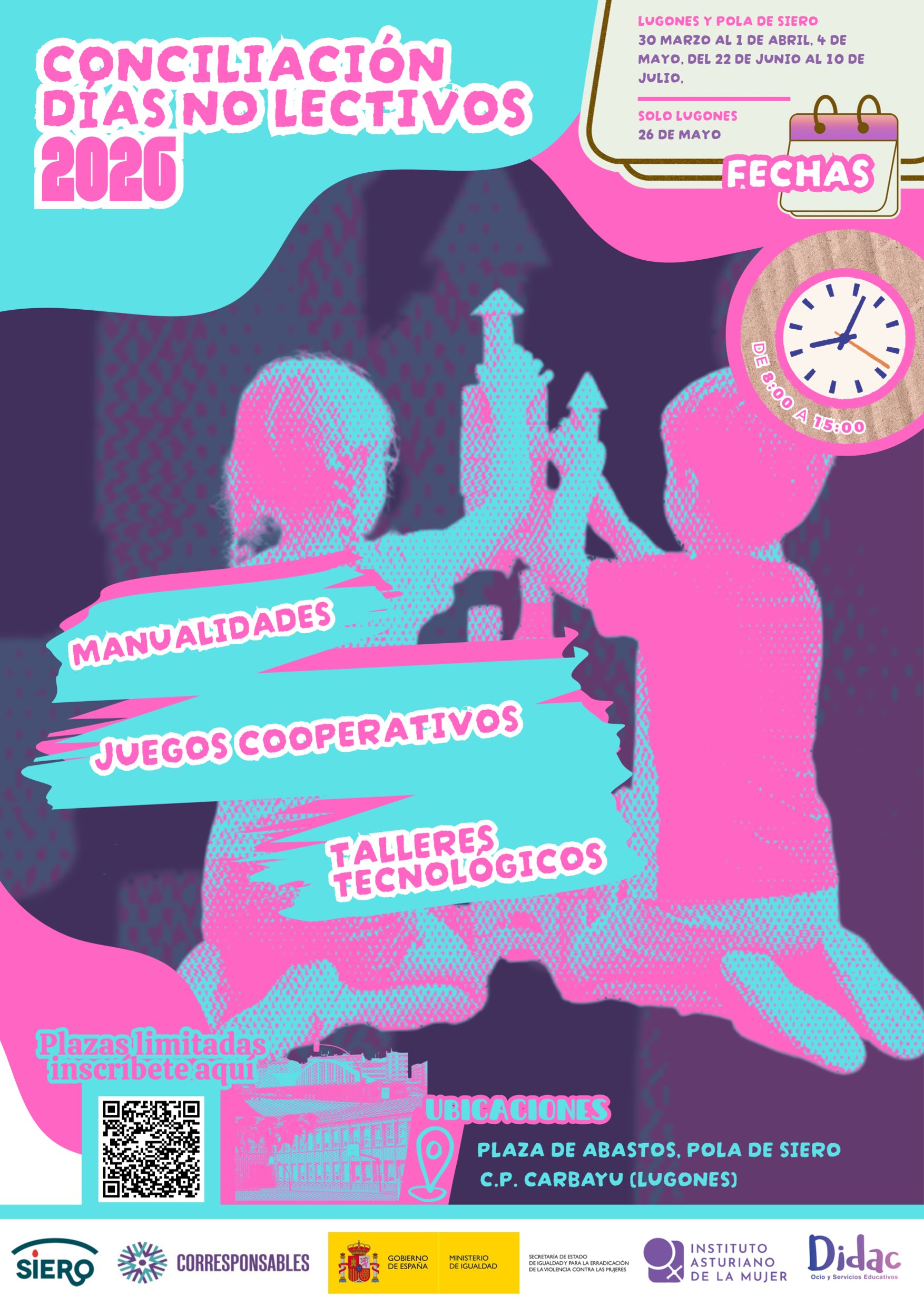 El Ayuntamiento de Siero abre el plazo de inscripción para las actividades organizadas dentro del Plan Corresponsables