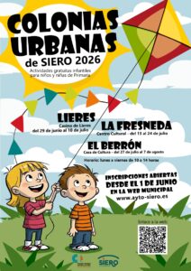 COLONIAS URBANAS de SIERO 2026: Lieres, La Fresneda y El Berrón