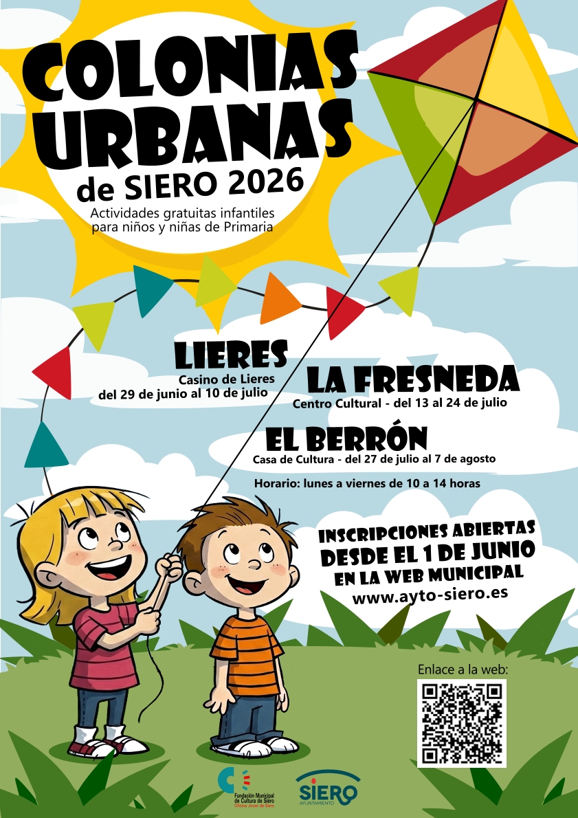 COLONIAS URBANAS de SIERO 2026: Lieres, La Fresneda y El Berrón