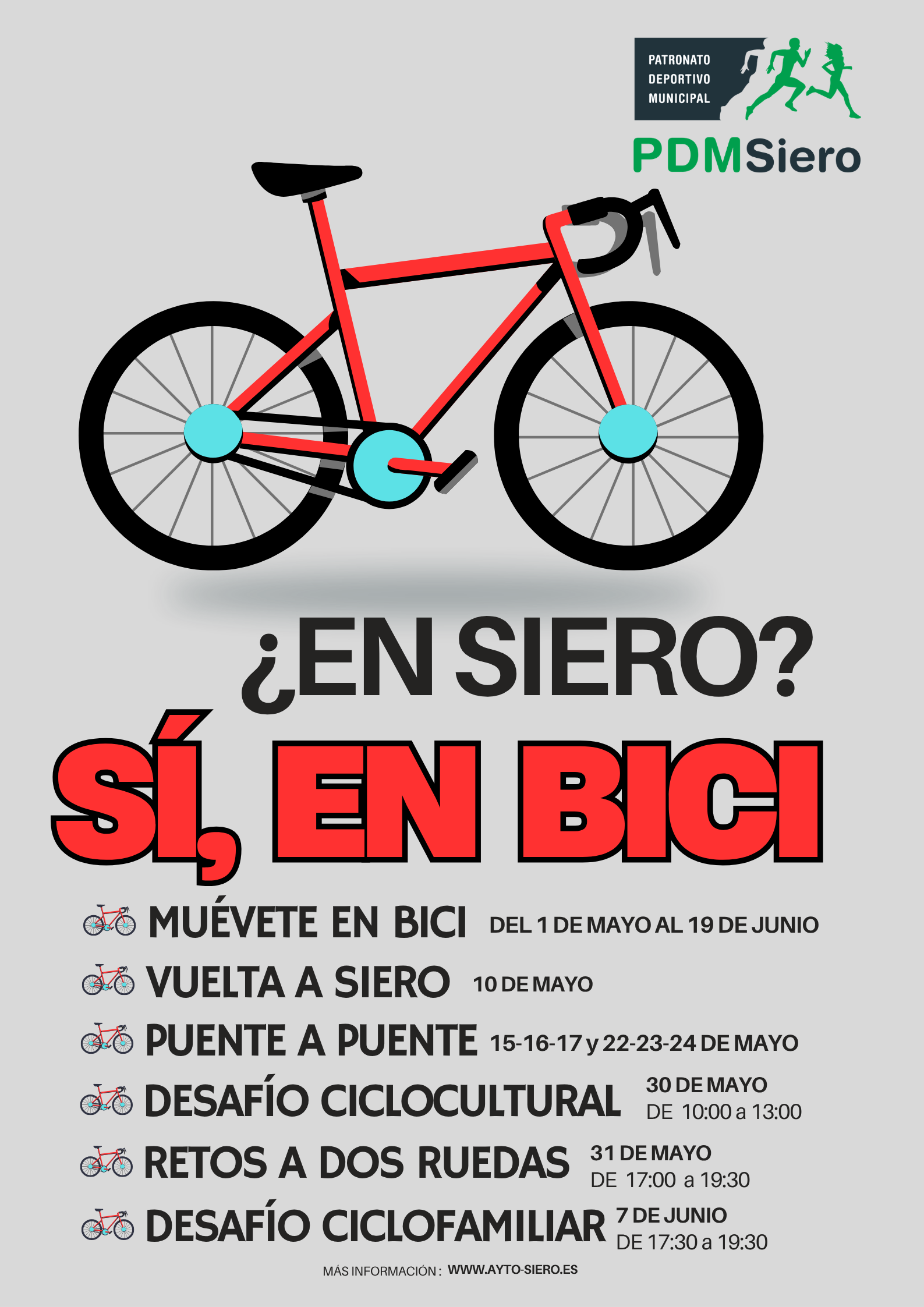 ¿EN SIERO? SI, EN BICI