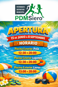 Apertura Piscinas Exteriores