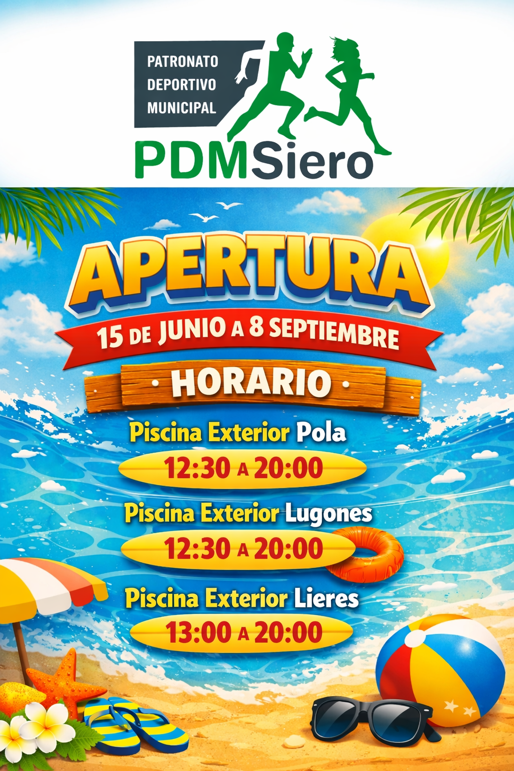 Apertura Piscinas Exteriores