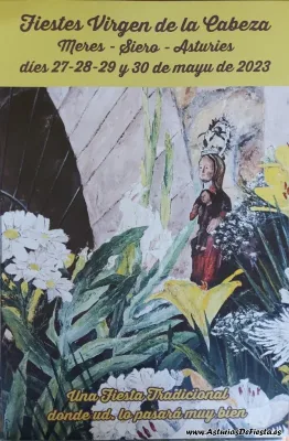 Cartel de Fiestas La Virgen de la Cabeza Siero